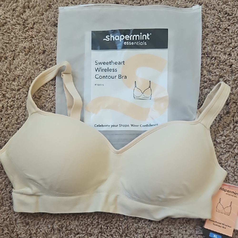 Sweetheart Wireless Contour Bra - Cream